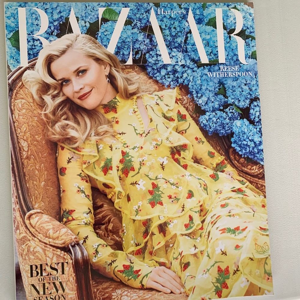 Reese Witherspoon Bazaar Magazine